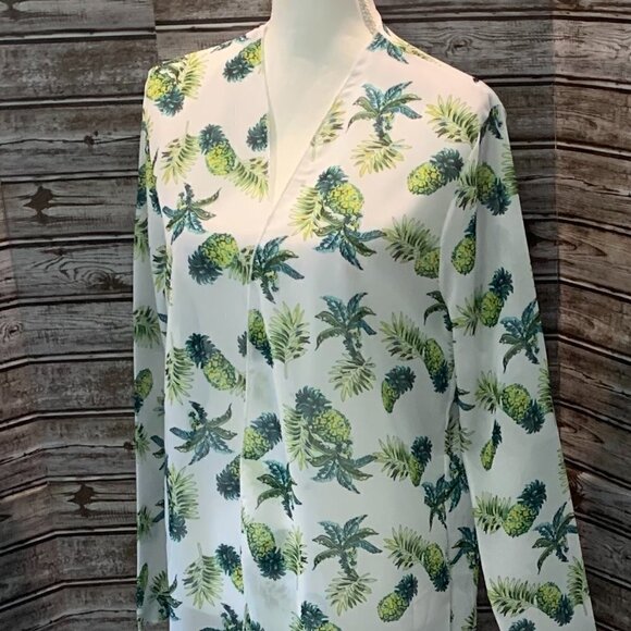 🔥🔥SALE🔥🔥SHEIN Tropical Beach Kimono Cover Up NWOT - Picture 4 of 4